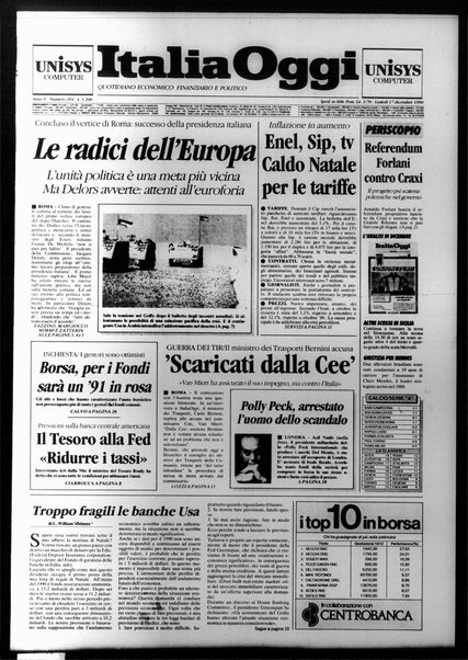 Italia oggi : quotidiano di economia finanza e politica